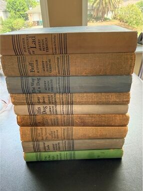 Albert Payson Terhune Dog Books Lot of 9 Grosset & Dunlap Collie 1920s-30s